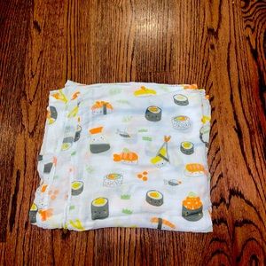 Angel Dear bamboo knit sushi swaddle. No smoking/no pets household.